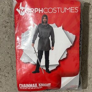 Halloween Men’s size large Chainmail Knight costume nwt